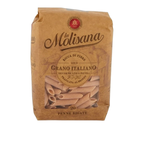 Makaron pełnoziarnisty n°20 Penne Rigate Integrale MOLISANA 500g - widok szczegółowy 2