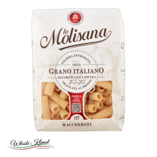 Makaron Rurki n° 37 MACCHERONI Molisana 500g - widok z przodu / opakowanie