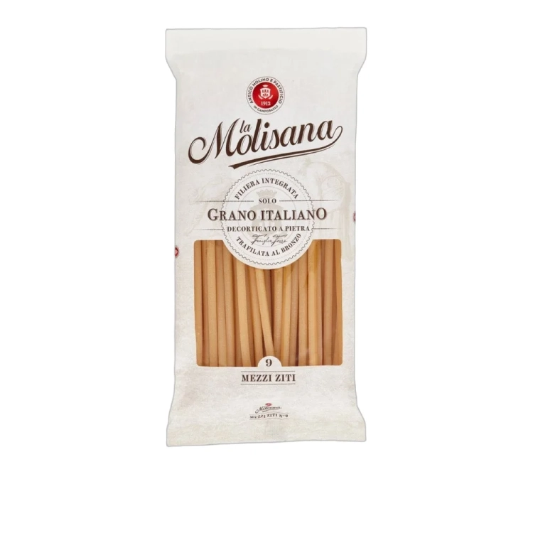 Makaron długie rurki nr 9 Mezzi Zitti LA MOLISANA 500g - widok szczegółowy 2