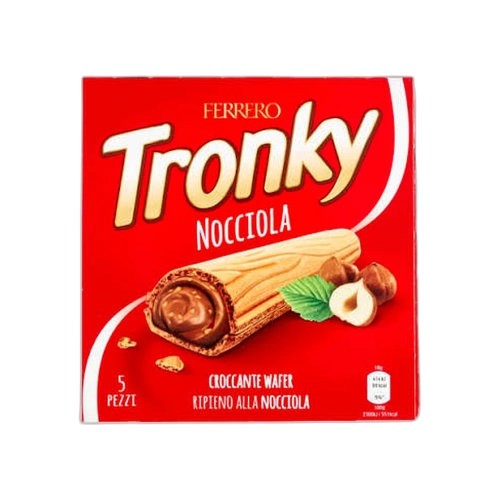 Wafelki z nadzieniem orzechowym Tronky Nocciola x5 FERRERO 90g widok 2
