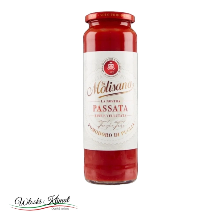 Przecier pomidorowy Passata di Puglia LA MOLISANA 690g - widok z przodu / opakowanie