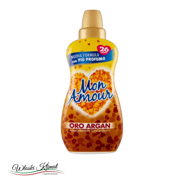 Płyn do płukania koncentrat Oro e Argan  Mon Amour 650ml - widok z przodu / opakowanie