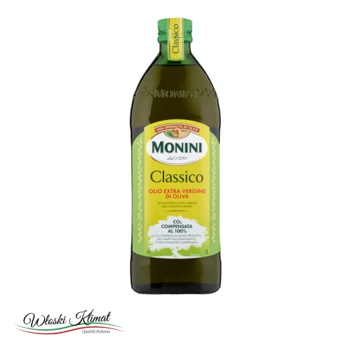 Oliwa z Oliwek Extra Vergine Classico MONINI 1L - widok z przodu / opakowanie