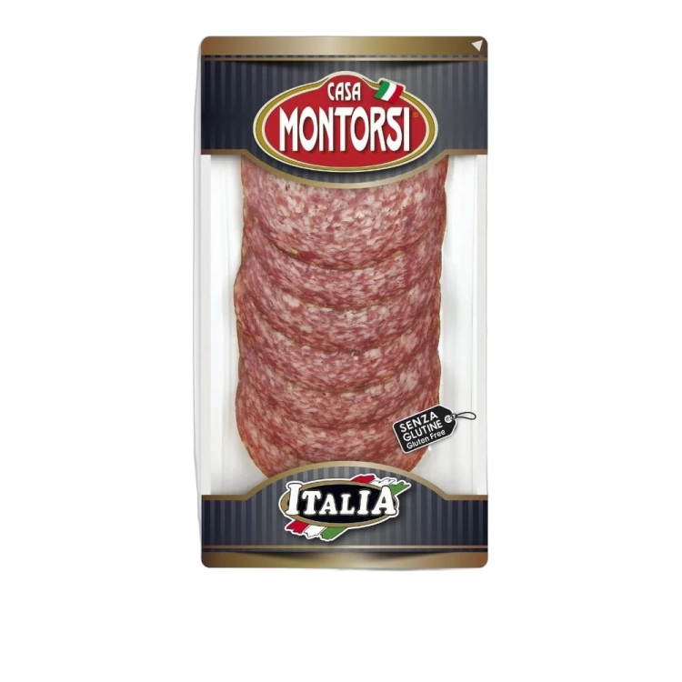 Salami Milanese w plastrach Montorsi 60g - widok szczegółowy 2