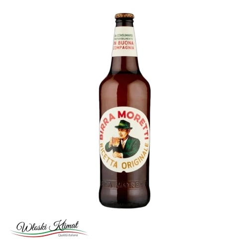 Piwo Moretti Ricetta Originale Birra 330ml - widok z przodu / opakowanie