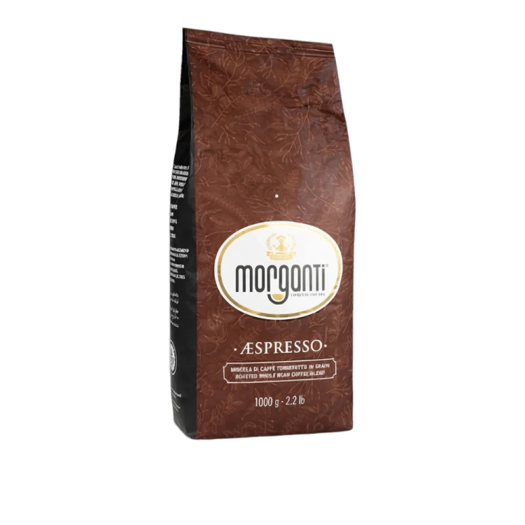 Kawa ziarnista AEspresso Morganti 1kg - widok szczegółowy 2