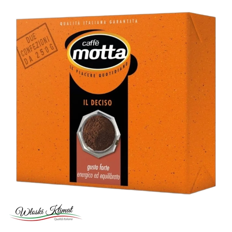 Kawa mielona Il Deciso MOTTA (2x250g) 500g - widok z przodu / opakowanie
