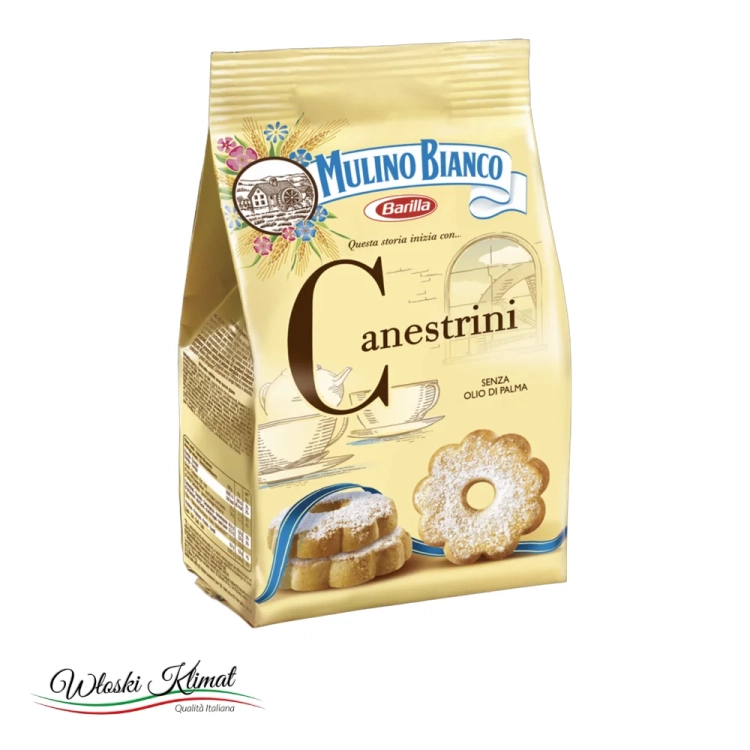 Ciastka kruche Canestrini Mulino Bianco 200 g - widok z przodu / opakowanie