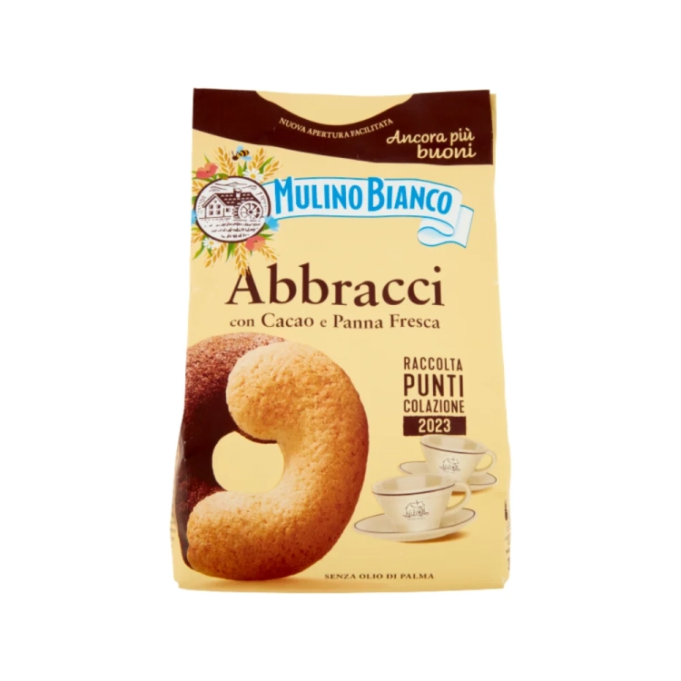 Ciastka kruche śmietankowo kakaowe Abbracci Mulino Bianco 350 g - widok szczegółowy 2