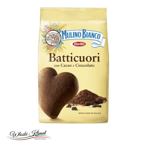 Ciastka kakaowe Batticuori Mulino Bianco 350 g - widok z przodu / opakowanie