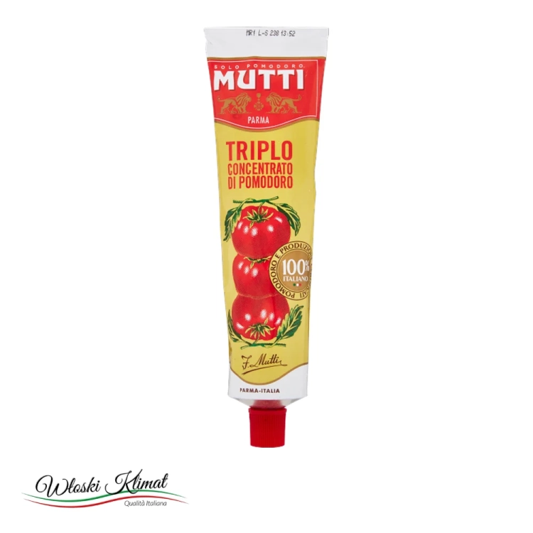 Koncentrat pomidorowy MUTTI TRIPLO 185g - widok z przodu / opakowanie