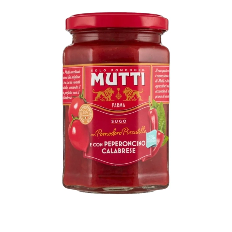 Sos pomidorowy Pizzutello z Papryczką Kalabryjską MUTTI  280g - widok szczegółowy 2