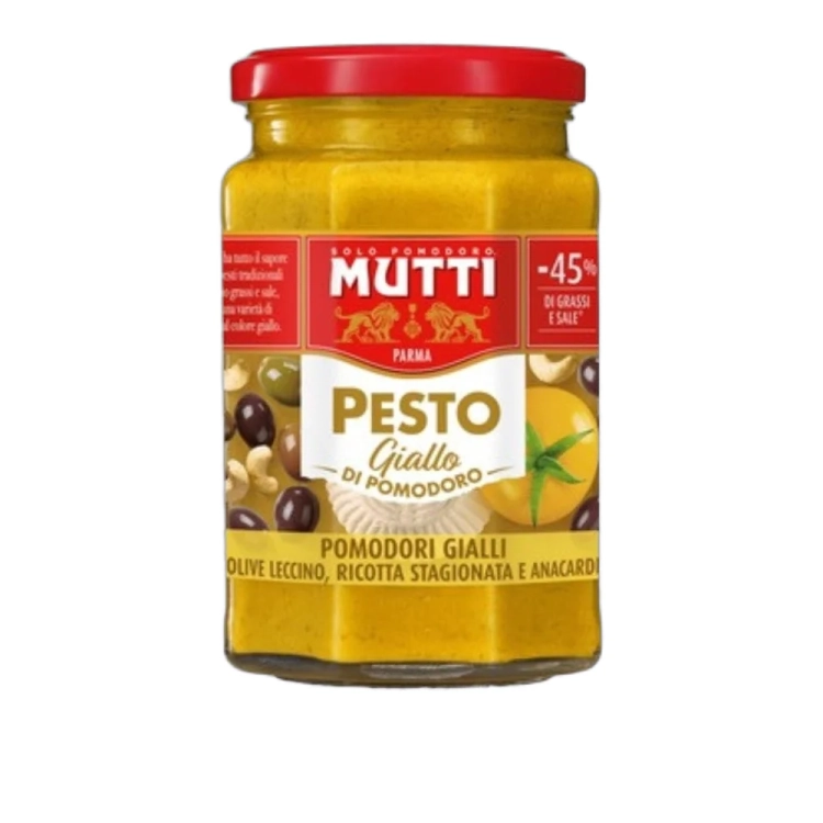 Pesto z żółtych pomidorów Pesto Giallo Mutti 180g - widok szczegółowy 2