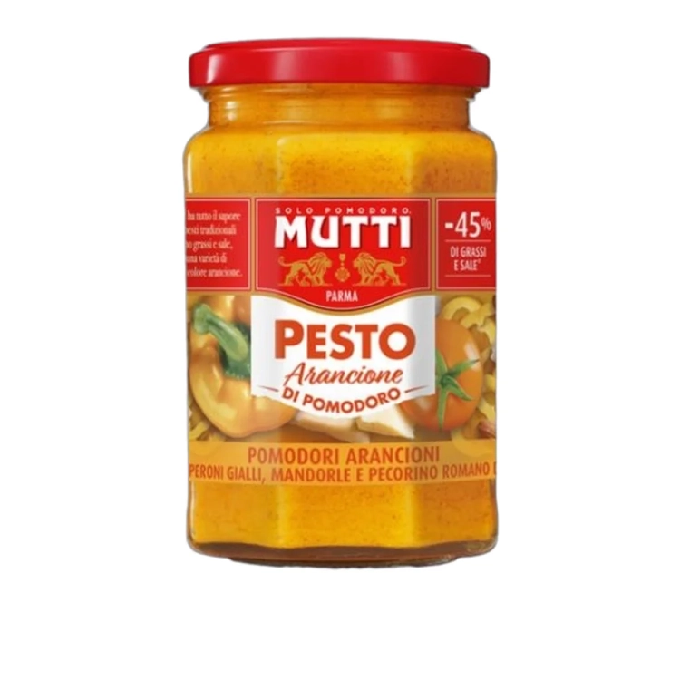 Pesto z  pomarańczowych pomidorów MUTTI  ARANCIONE180G - widok szczegółowy 2