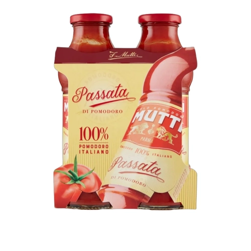 Przecier z Pomidorów Passata di pomodoro MUTTI 2x400g - widok szczegółowy 2