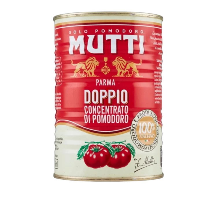 Koncentrat pomidorowy podwójny Doppio Concentrato di Pomodoro Mutti 440g - widok szczegółowy 2