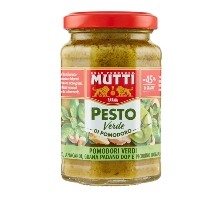 Pesto z zielonych pomidorów z bazylią Mutti 180 g - widok szczegółowy 2