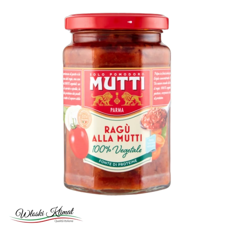 Sos radu warzywny Ragu  100% Vegetale alla MUTTI 280g - widok z przodu / opakowanie