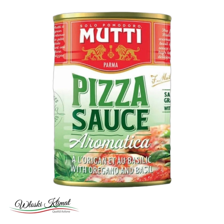 Sos do pizzy pomidorowy z przyprawami MUTTI 400g - widok z przodu / opakowanie