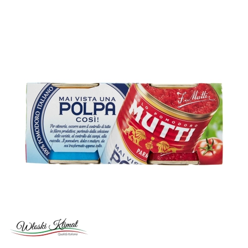 Pulpa pomidorowa Mutti 2x210 g - widok z przodu / opakowanie
