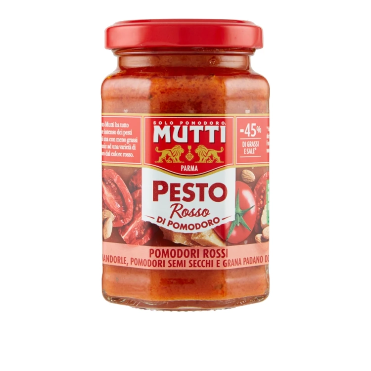 Pesto z pomidorami suszonymi i migdałami Mutti 180 g - widok szczegółowy 2