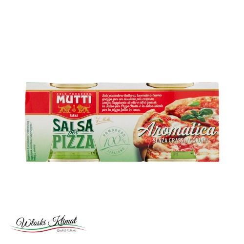 Sos do pizzy pomidorowy z przyprawami MUTTI 2X 210 - 420 g - widok z przodu / opakowanie