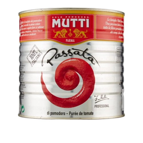 Przecier pomidorowy Passata w  dużej puszce MUTTI 2,5kg - widok szczegółowy 2