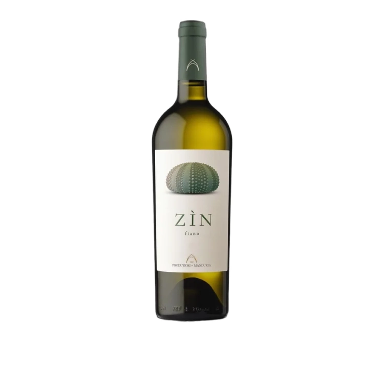 Wino wytrawne białe Zin Salento IGP FIANO Manduria 750ml - widok szczegółowy 2