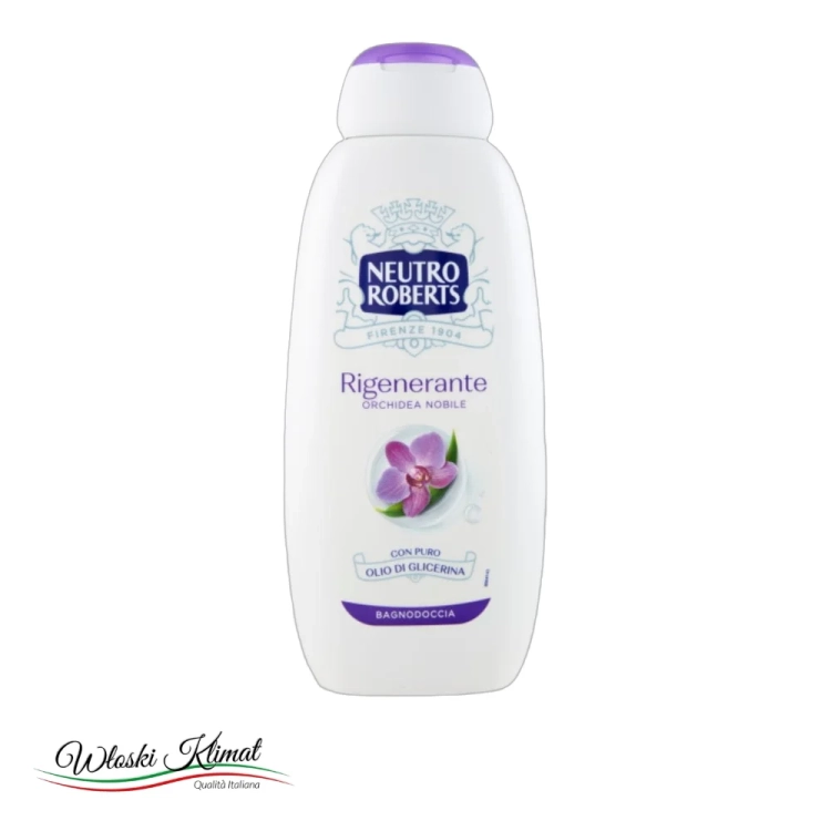 Żel pod prysznic regenerujący Orchidea Nobile Neutro Roberts 450ml - widok z przodu / opakowanie