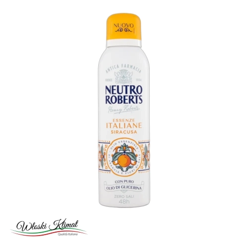 Dezodorant spray Siracusa Neutro Roberts 200ml - widok z przodu / opakowanie