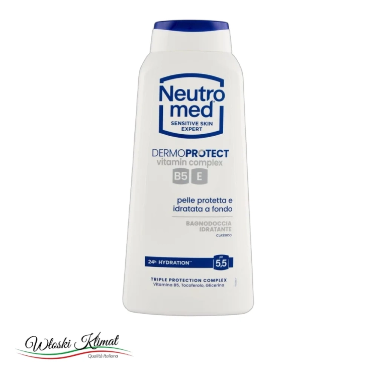 Żel pod prysznic nawilżający Dermoprotect Idratante Neutromed 600ml - widok z przodu / opakowanie