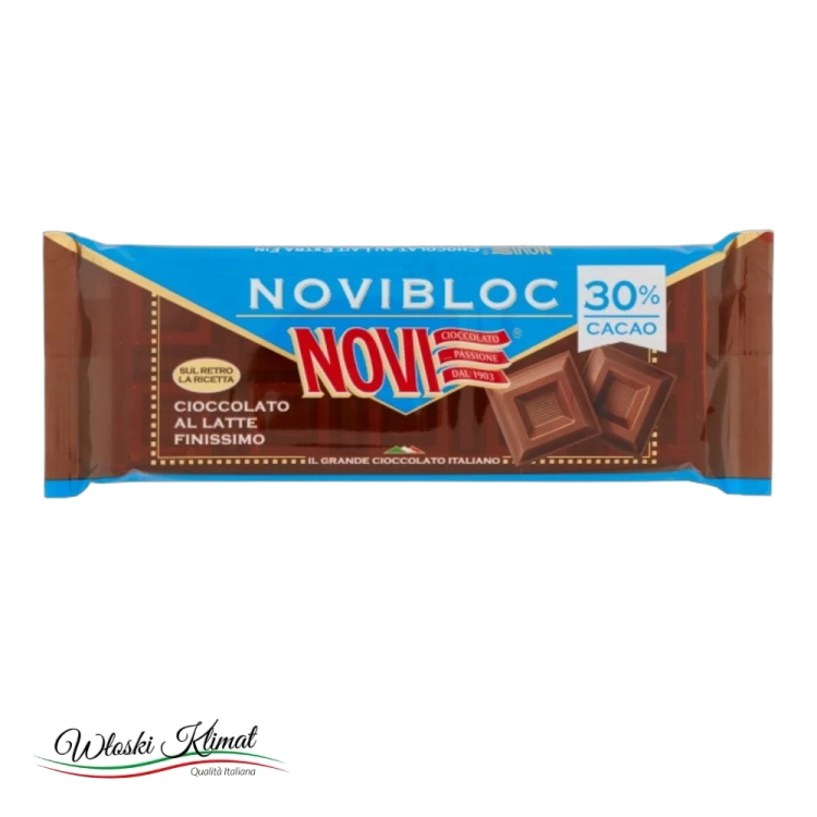 Czekolada mleczna blok Novibloc Latte Finissimo NOVI 150g - widok z przodu / opakowanie