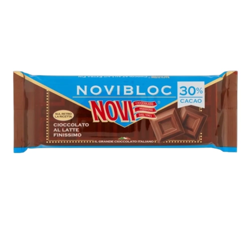 Czekolada mleczna blok Novibloc Latte Finissimo NOVI 150g - widok szczegółowy 2