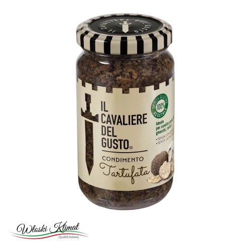 Sos truflowy Salsa tartufata Cavaliere del Gusto Nova 190g - widok z przodu / opakowanie