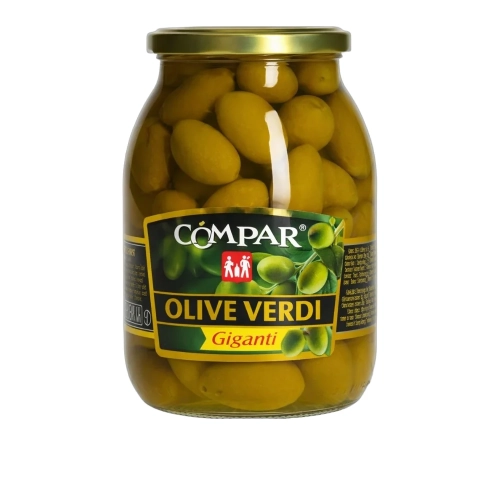 Oliwki zielone olbrzymie Olive Giganti Compar NOVA 1062ml - widok szczegółowy 2