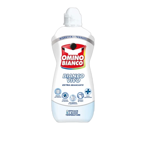 Płyn do prania odplamiacz do tkanin białych Sbiancante Bianco Vivo OMINO BIANCO 900ml - widok szczegółowy 2