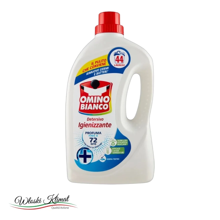 Płyn do prania Higienizujący Igienizzante OMINO BIANCO 1,76L - widok z przodu / opakowanie