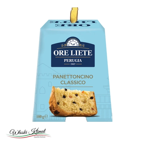 Włoska babka Panettone Ore Liete 100 g - widok z przodu / opakowanie