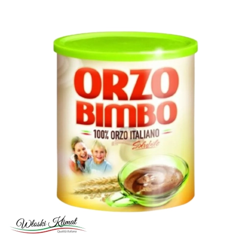 Kawa zbożowa dla dzieci Orzo Bimbo 120g - widok z przodu / opakowanie