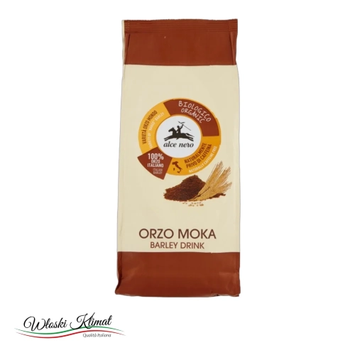 Kawa zbożowa Orzo Moka BIO Barley Drink  ALCE NERO 500g - widok z przodu / opakowanie