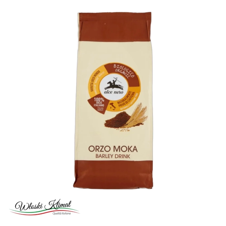 Kawa zbożowa Orzo Moka BIO Barley Drink  ALCE NERO 500g - widok z przodu / opakowanie