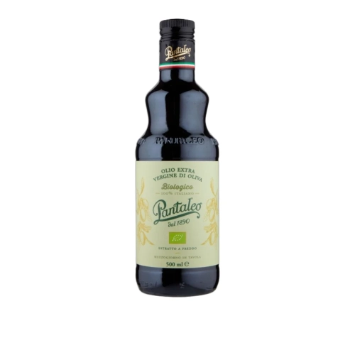 Oliwa z oliwek ekologiczna Extra Vergine BIO 100% Italiano Pantaleo 500ml - widok szczegółowy 2