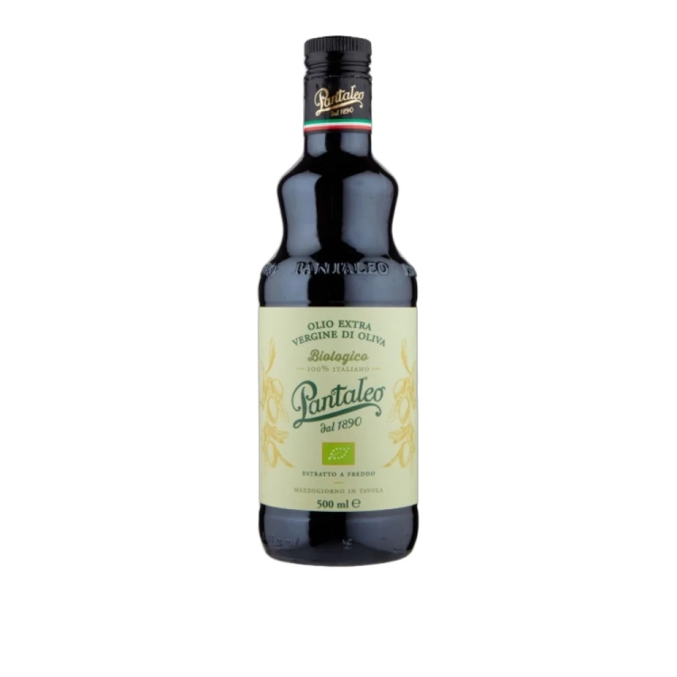 Oliwa z oliwek ekologiczna Extra Vergine BIO 100% Italiano Pantaleo 500ml - widok szczegółowy 2