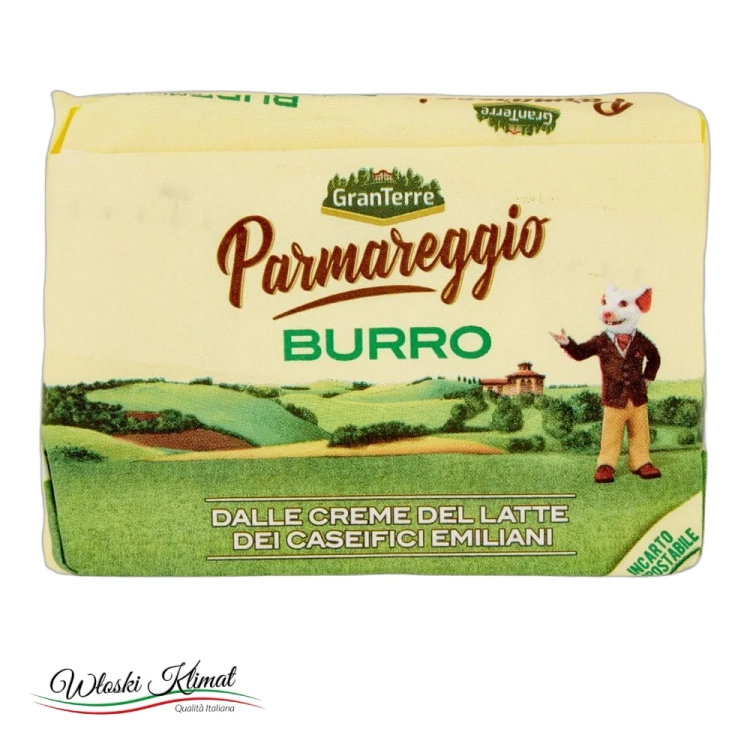 Masło Burro Parmareggio Caseifici Granterre 200g - widok z przodu / opakowanie