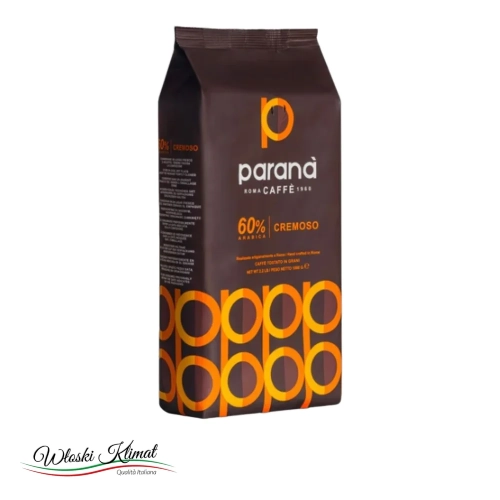 Kawa ziarnista Cremoso Parana 1kg - widok z przodu / opakowanie