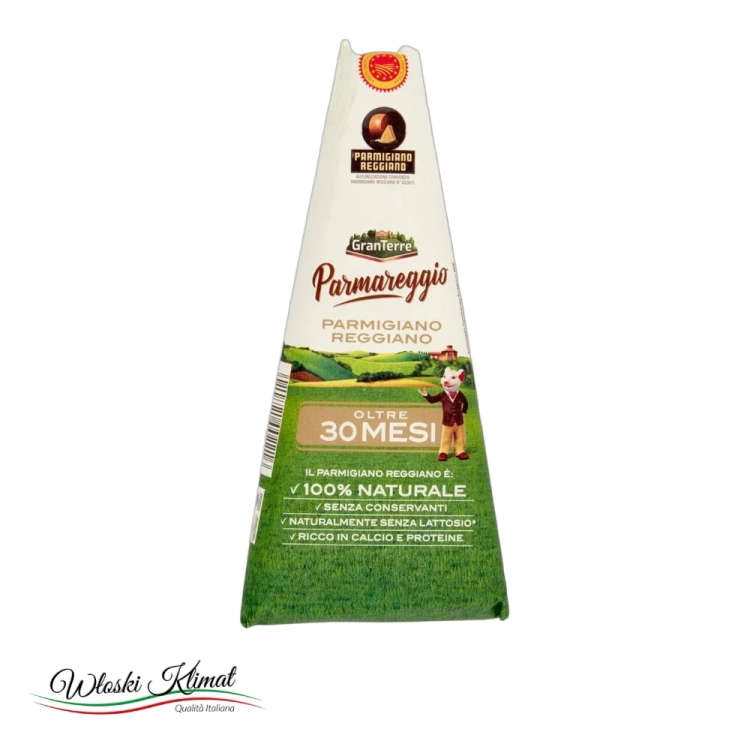 Ser w kawałku Parmezan 30 msc Parmigiamo Reggiano Parmareggio 250g - widok z przodu / opakowanie