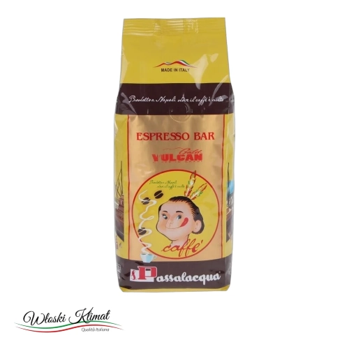 Kawa ziarnista Gold Vulcan Passalacqua 500 g - widok z przodu / opakowanie