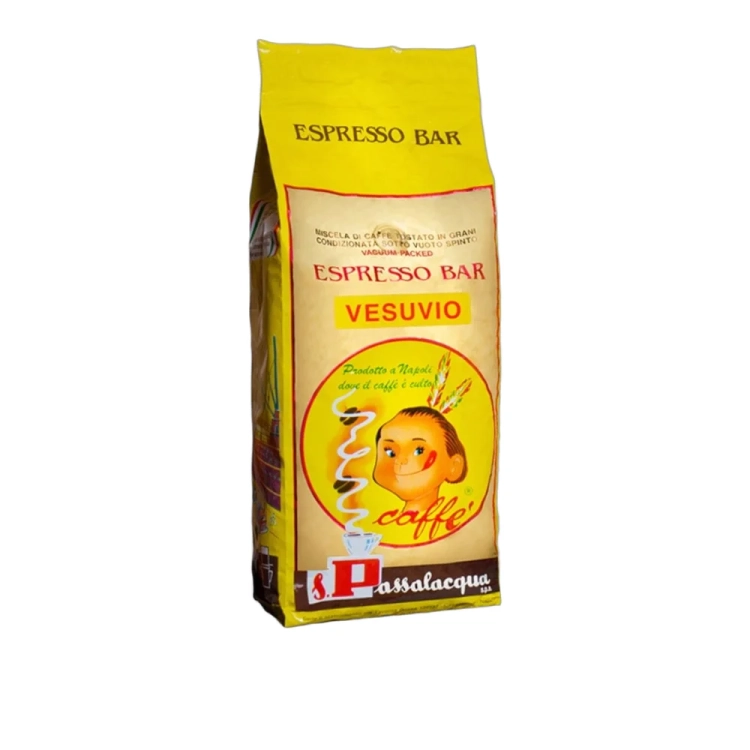 Kawa ziarnista Espresso Bar Vesuvio PASSALACQUA 1kg - widok szczegółowy 2