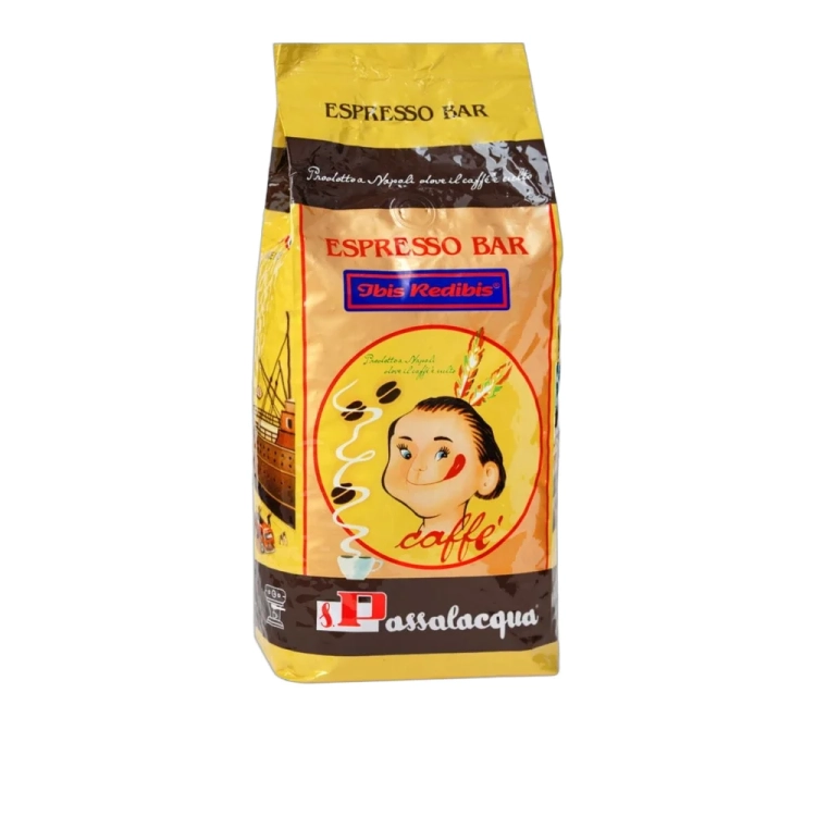 Kawa ziarnista Espresso Bar Ibis Redibis PASSALACQUA 1kg - widok szczegółowy 2