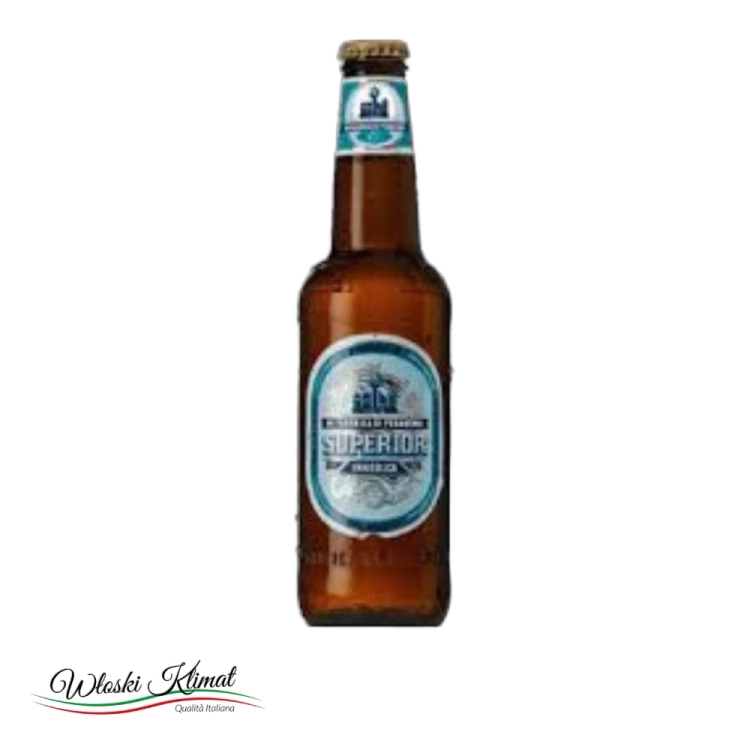 Piwo bezalkoholowe Superior Analcolica Fabbrica in Pedavena 330ml - widok z przodu / opakowanie